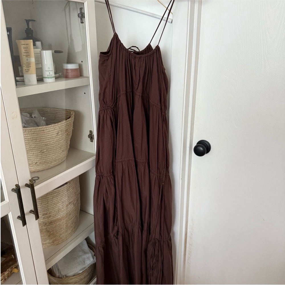 Faithfull the Brand Brown Maxi Dress